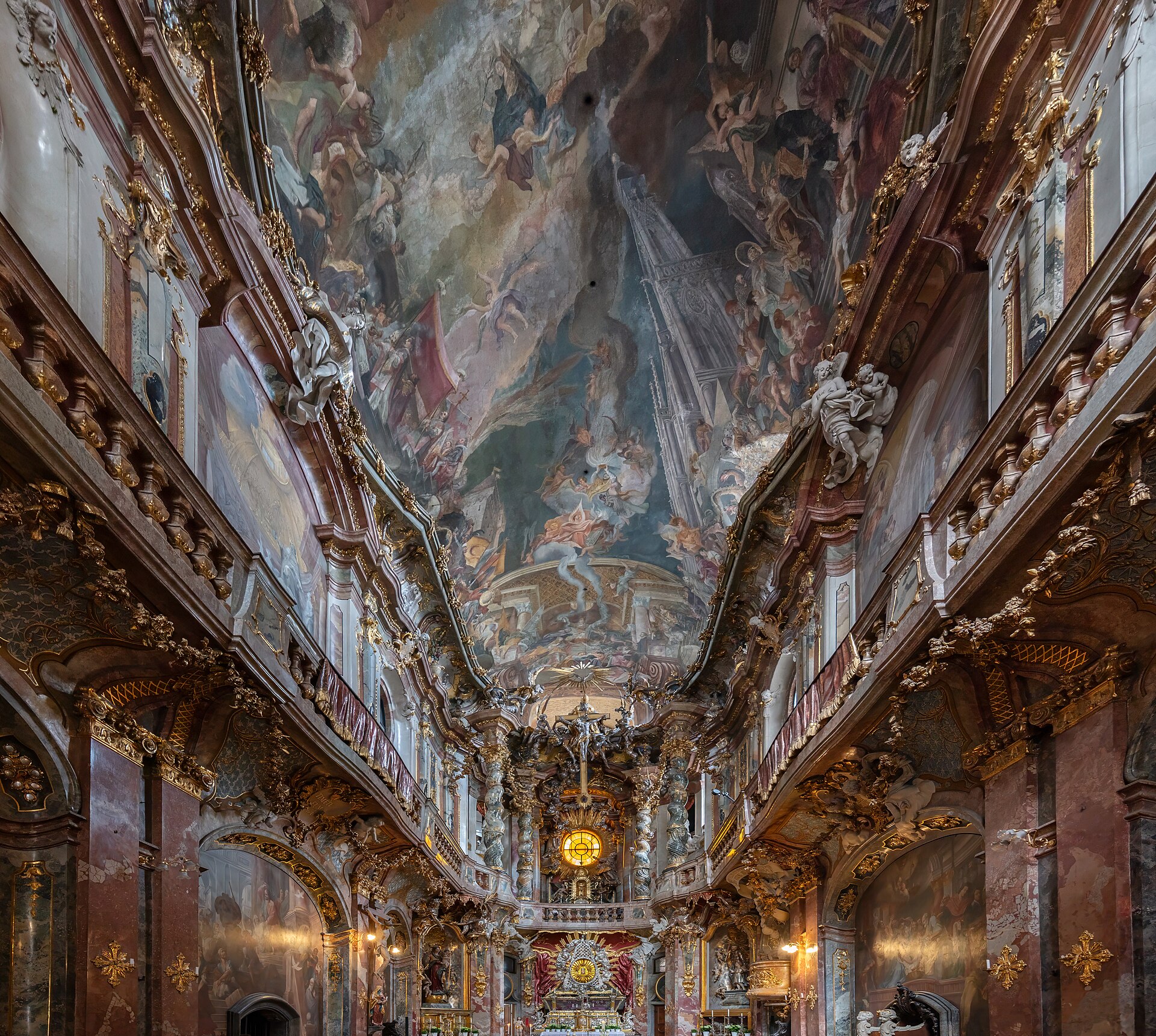 The nave of the Asamkirche