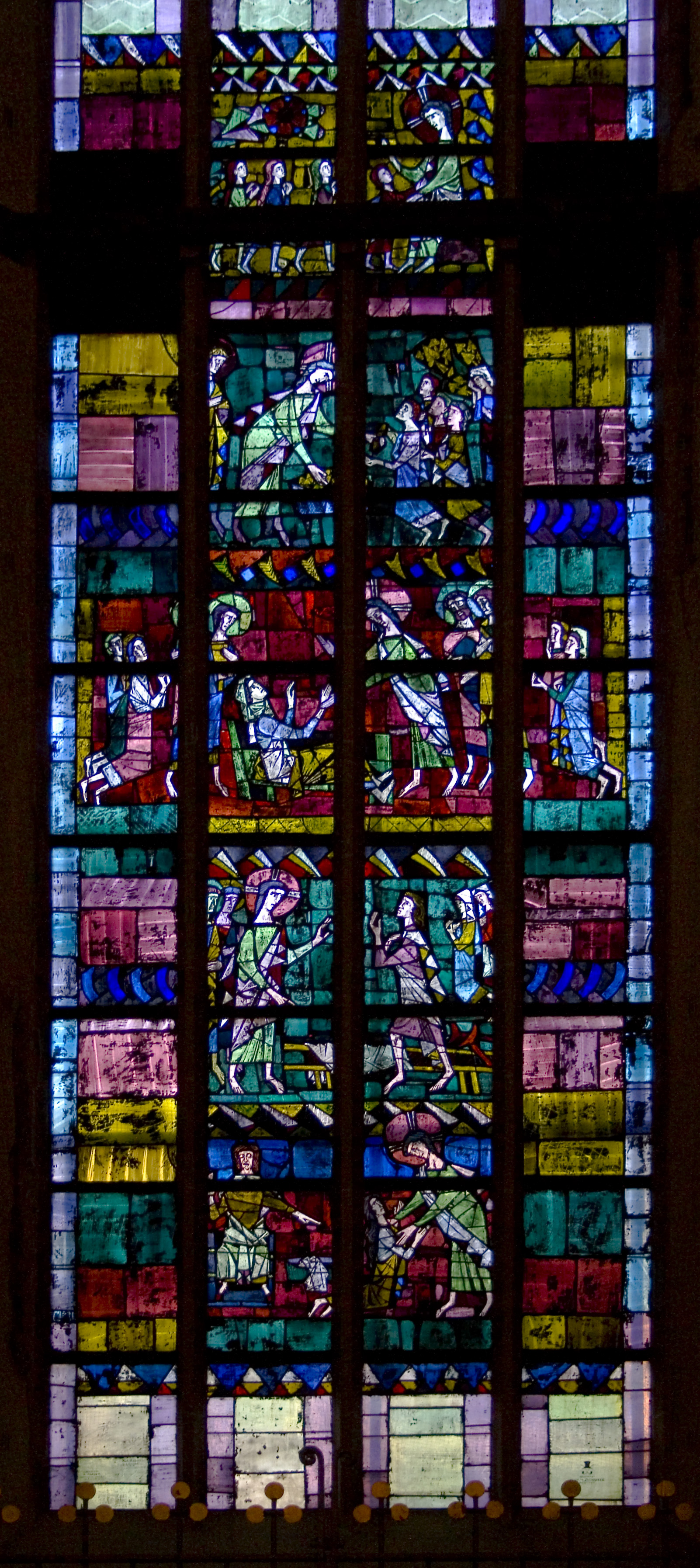 Stained glass in the Frauenkirche