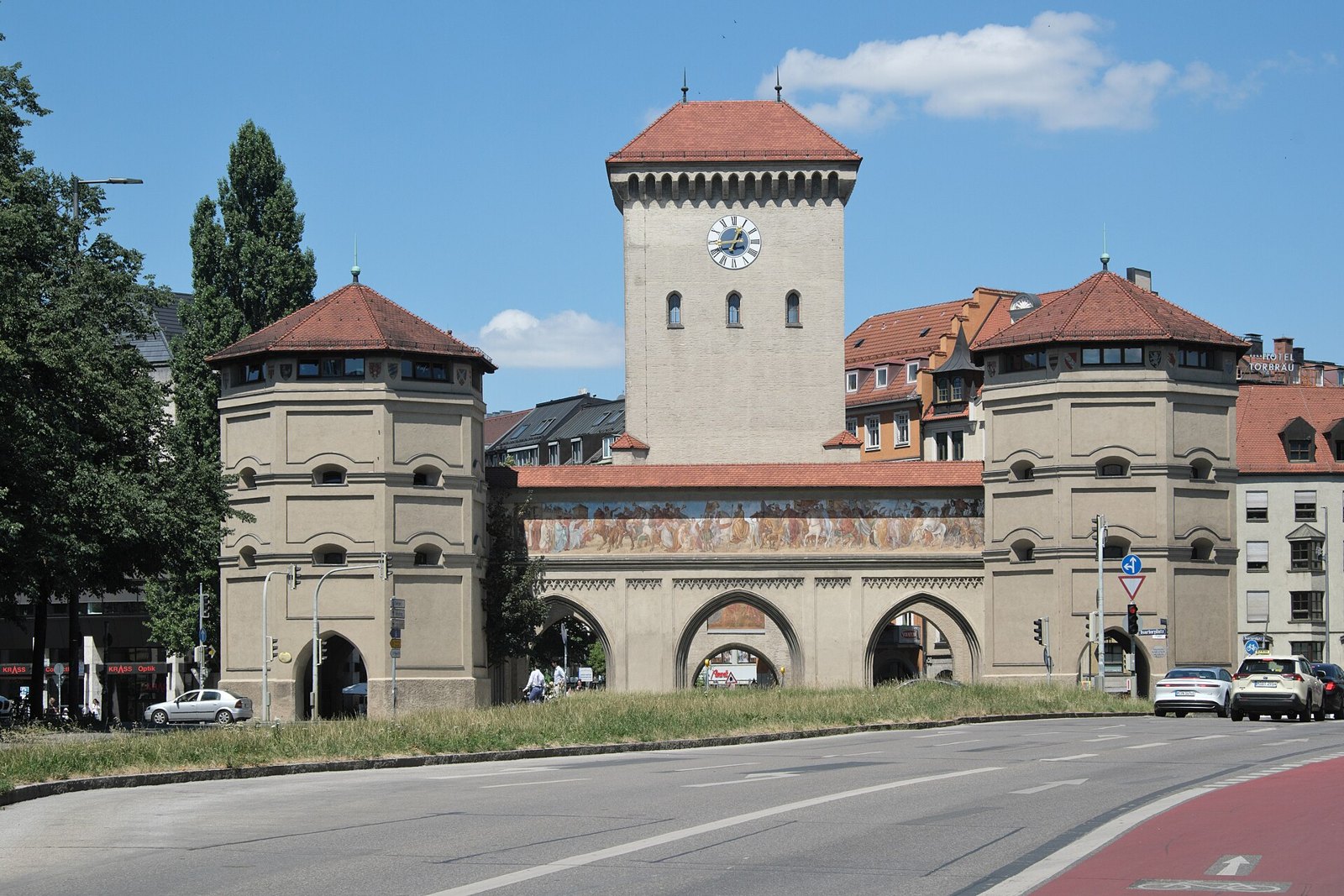 The Isartor, one of Munich's surviving medieval city gates