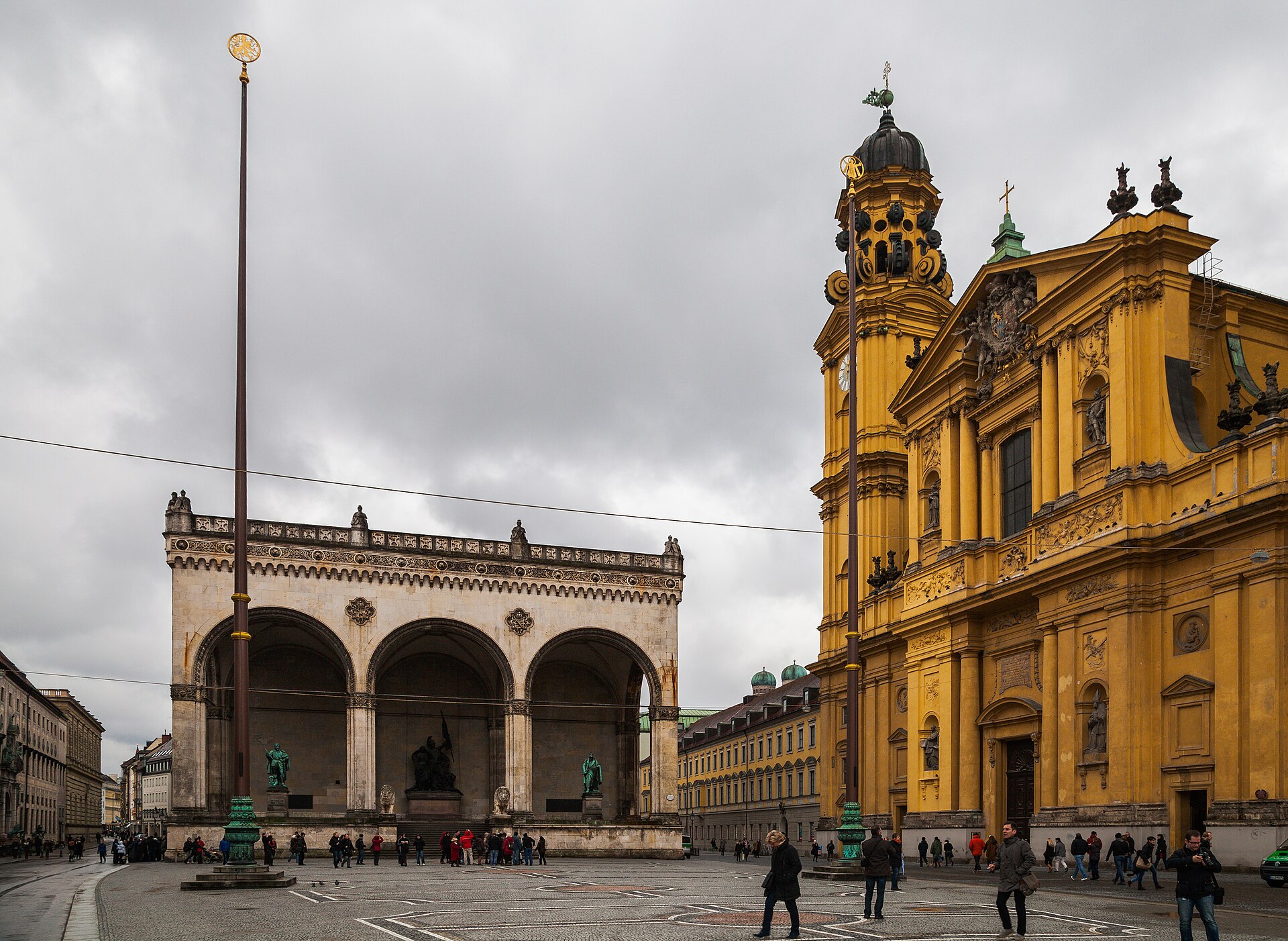 Odeonsplatz and the Theatinerkirche