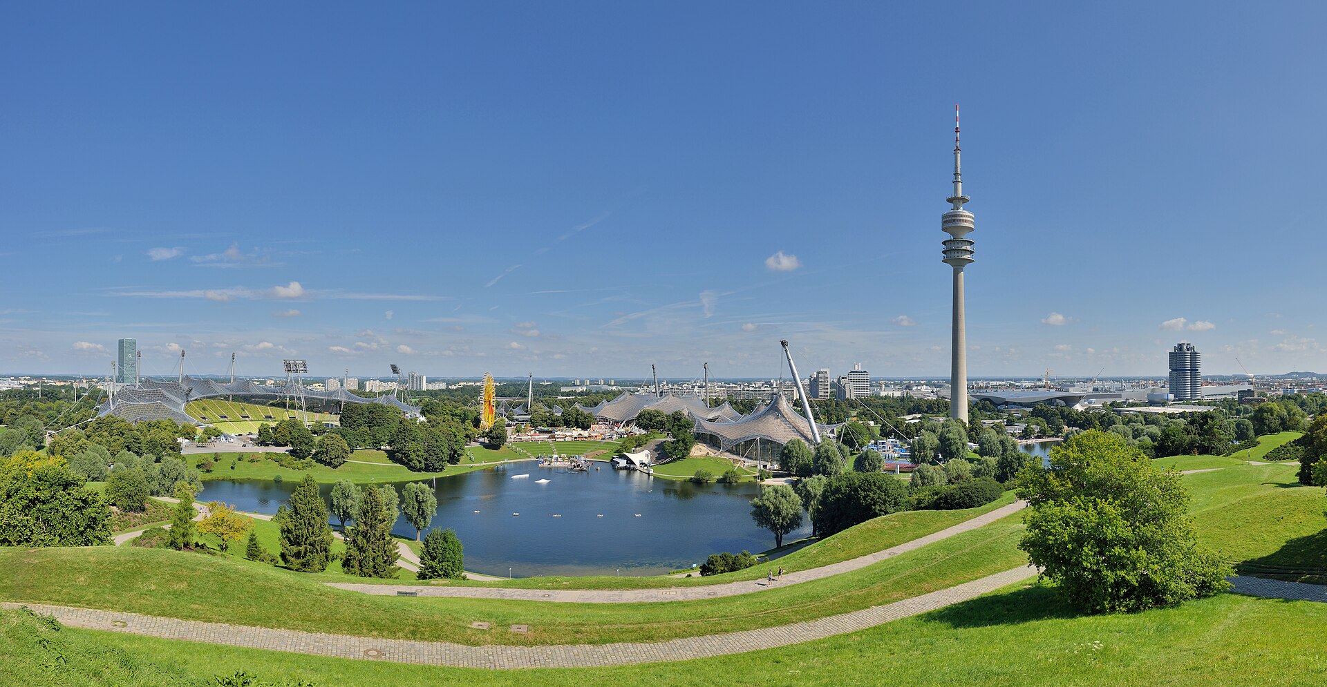 The Olympiapark and its tower