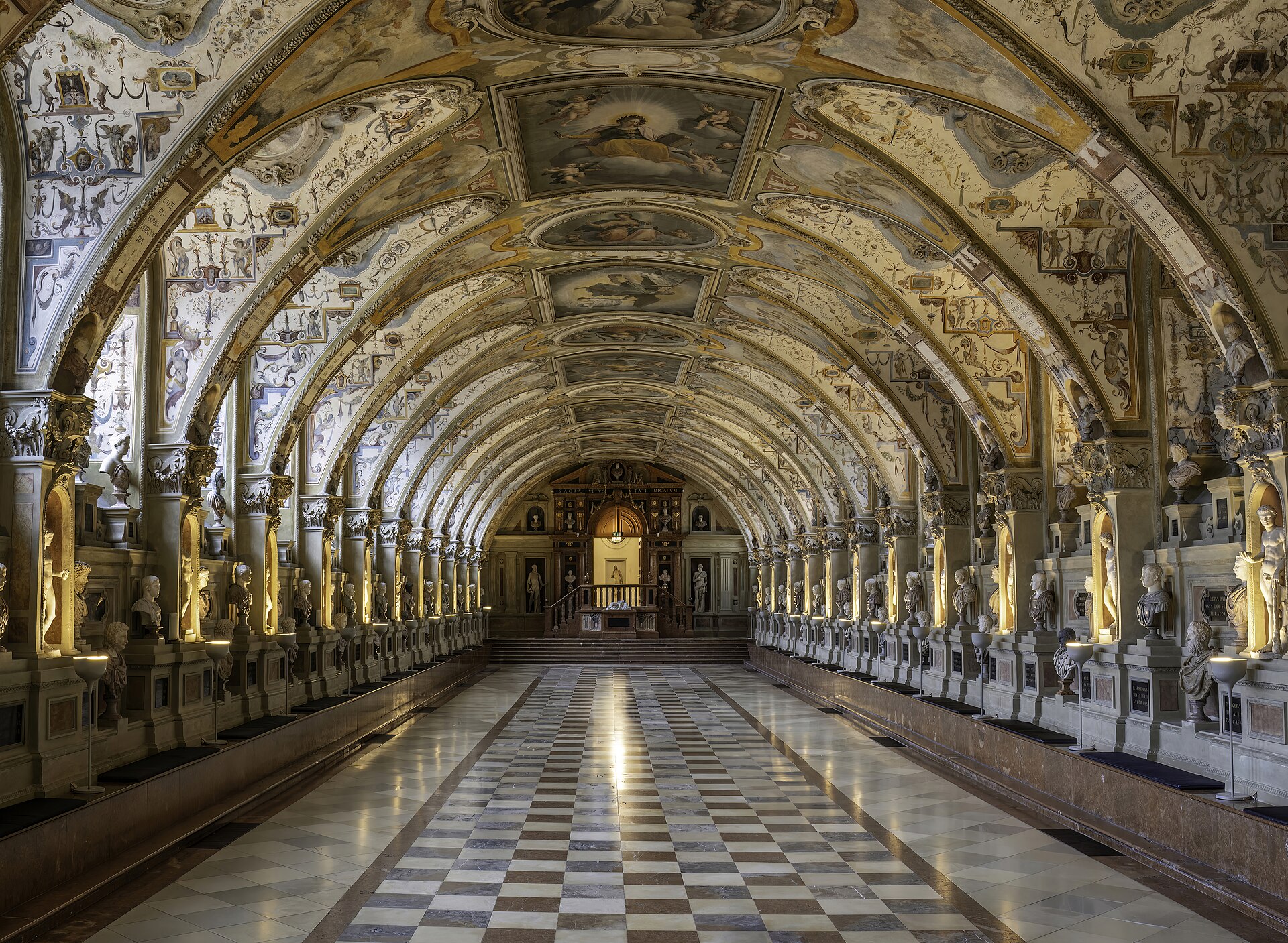 The Antiquarium in the Munich Residenz