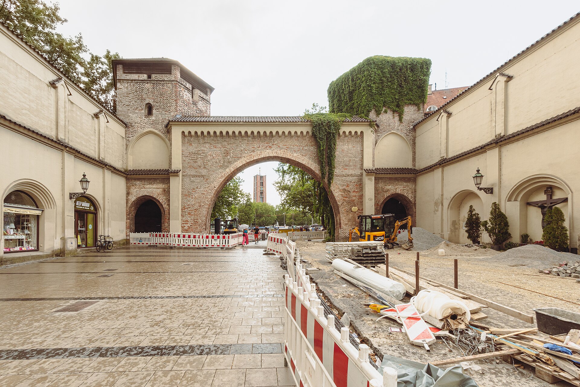 The Sendlinger Tor during works